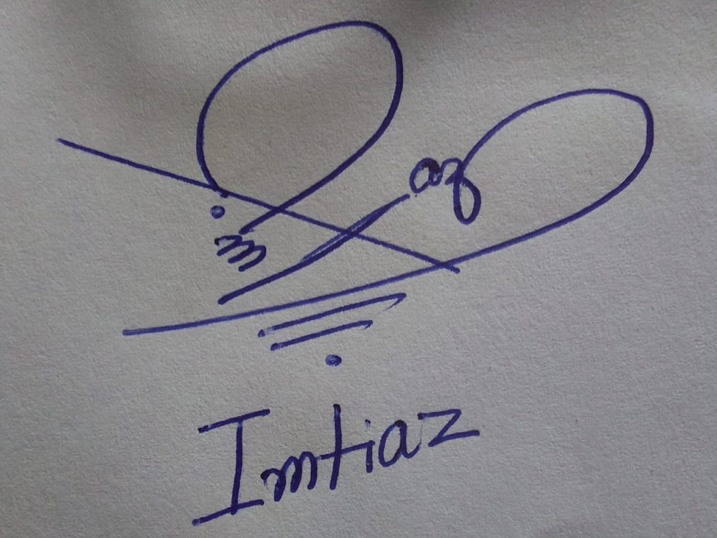 Imtiaz Signature Styles - Write Signature