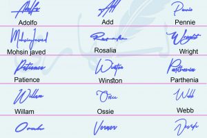 Short And Stylish Signature Of My Name