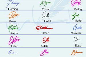 My Name Simple Signature Styles