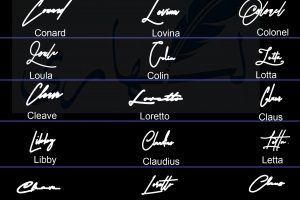 My Name Handwritten Signature Styles